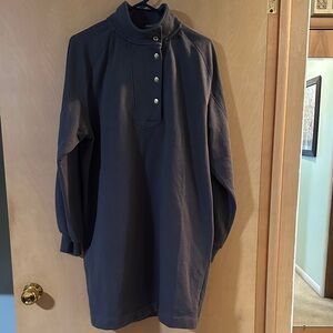 Sonoma Charcoal sweatshirt dress